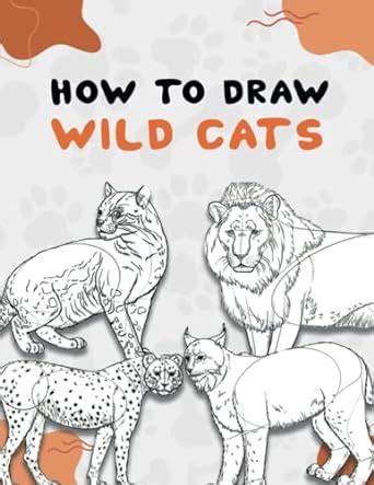 How To Draw Wild Cats Big Cat Drawing Book To Learn How To Draw Big