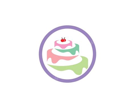 Cake Logo Vector Bakery Baking Chocolate Vector Bakery Baking