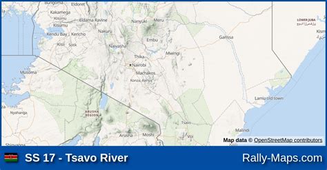 Ss Tsavo River Stage Map East African Safari Classic Rally