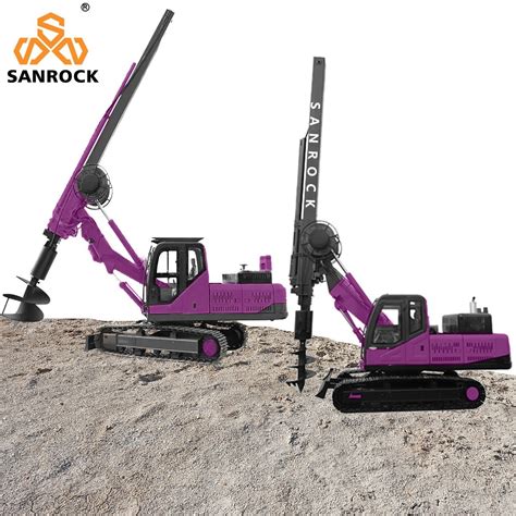 Borehole Rotary Drilling Rig Construction Machine Crawler Hydraulic