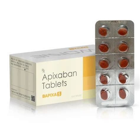 Apixaban Mg Tablet Bapixa At Rs Box Eliquis In Panchkula