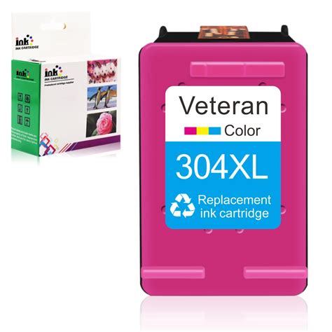 Veteran Ink Cartridge 304xl Color For Hp304 Hp 304 Xl Deskjet Envy 2620