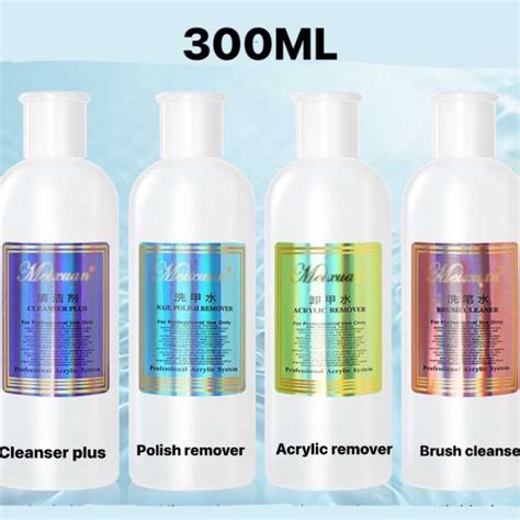 jual cleanser pluspolish removeracrylic removerbrush cleanser ml