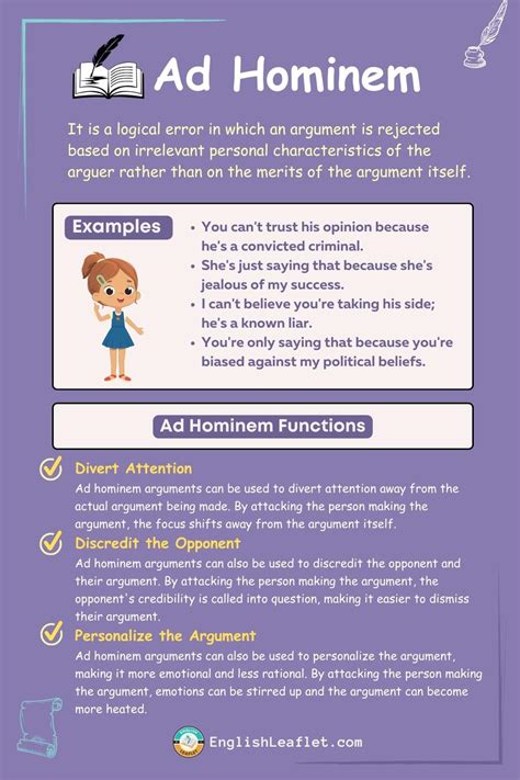 What is Ad Hominem? Types, Examples & Functions - EnglishLeaflet