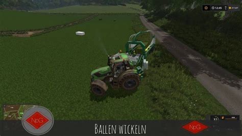 Ls 17 Stappenbach Challenge 07 Ballen Wickeln Landwirtschafts