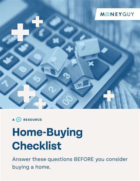 Free Pdf Download Home Buying Checklist The Money Guy Show