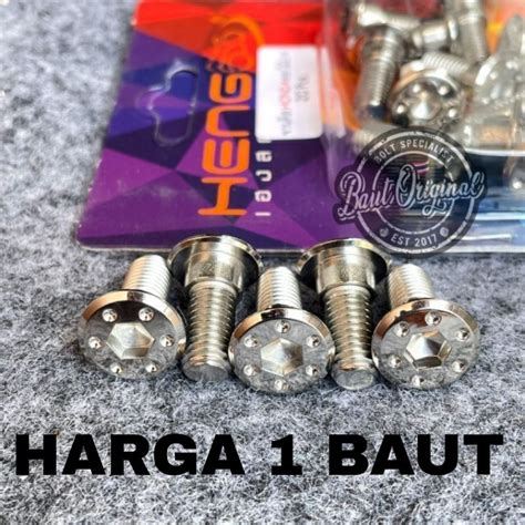 Jual Baut Disk Disc Cakram Probolt Bintik Stainless Honda Original Heng