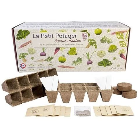 Cultivea Le Kit Pr T Pousser Petit Potager Saveurs Anciennes Pots