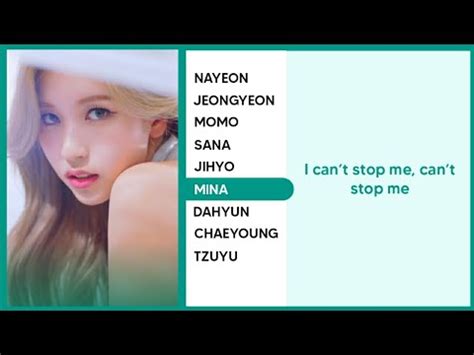 Twice I Can T Stop Me English Version Lyrics English