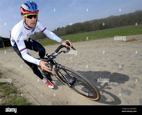 Czech Zdenek Stybar Of Team Ettix Quick Step Pictured In Action