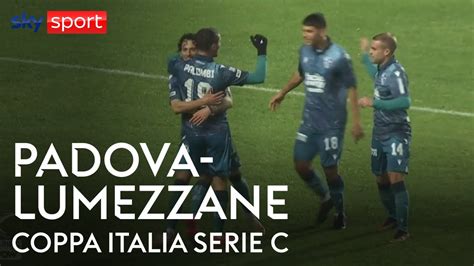 Coppa Italia Serie C Padova Lumezzane 2 0 Gol E Highlights YouTube