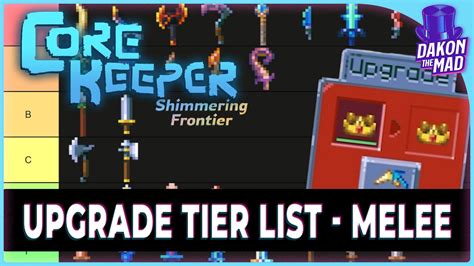 Core Keeper EA Upgrade Tier List Melee YouTube