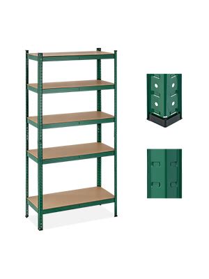 Relaxdays Heavy Duty 5 Tier Shelving Unit HBT 180 X 90 X 40 Cm 875 Kg