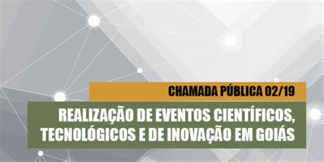 Edital da Fapeg abre linha para realização de eventos científicos em