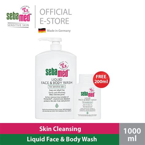 Sebamed Liquid Face And Body Wash 1000ml 200ml Exp 03 25 Shopee Malaysia