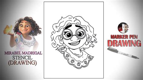 How To Draw Mirabel Madrigal From Disney Encanto Mirabel Encanto