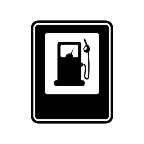 Premium Vector Gas Station Sign