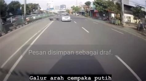 Tabrak Lari Hingga Pemotor Terpental Di Jakpus Pengendara Xenia Diburu