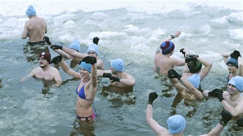 Polar Bear Plunge Ice