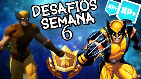 GUIA FACIL Y COMPLETA TODOS LOS DESAFIOS DE LA SEMANA 6 Fortnite