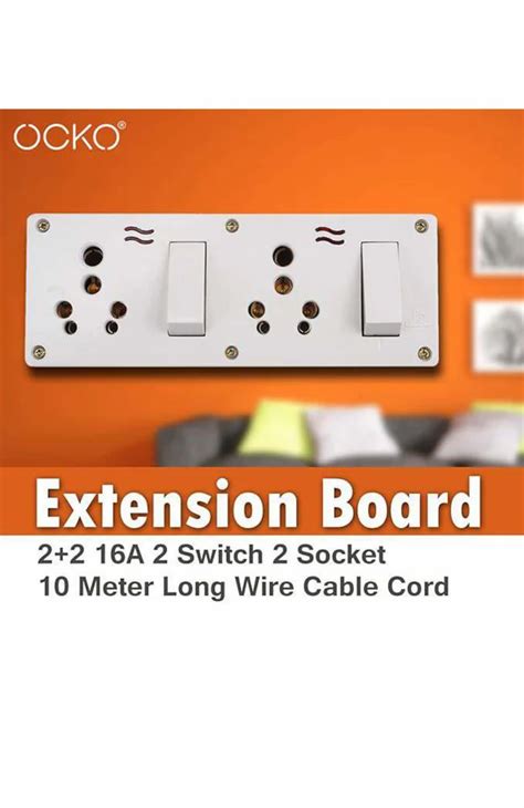 3 Pin Electrical Extension Board 2 Meters At Rs 923 Piece In New Delhi