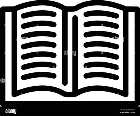 Book Scenario Icon Outline Book Scenario Vector Icon For Web Design