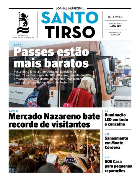 Jornal Municipal N Abril De By Munic Pio De Santo Tirso Issuu