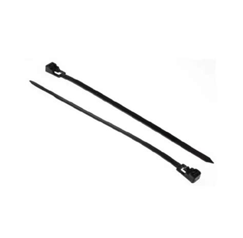 Rs Pro Rs Pro Cable Tie Releasable 200mm X 45mm Black Nylon Pk