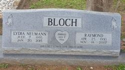 Raymond Edgar Bloch (1930-2007) – Memorial Find a Grave