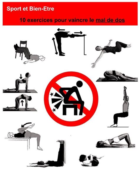 Exercices Pour Vaincre Le Mal De Dos Exercice Exercice Mal De Dos