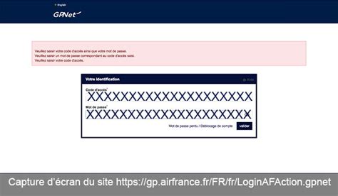 Connexion Air France GPNet Le Guide Complet Seniors Only