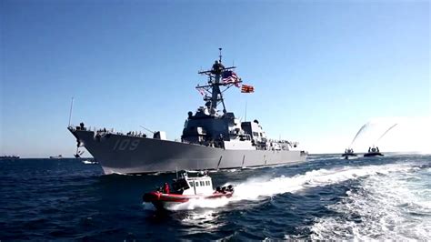 Uss Jason Dunham Ddg109 Arrival At Port Everglades Florida Youtube