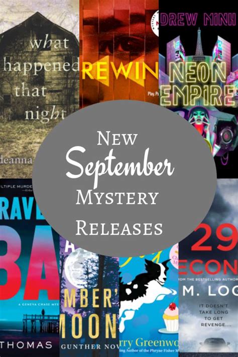 Need a new mystery to read? September releases - Meredith Rankin