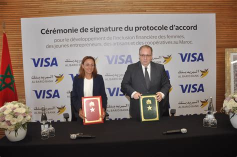 Al Barid Bank Et Visa Ont Sign Un Protocole Daccord Afin De