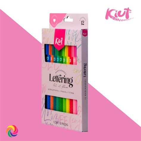 Marcadores Lettering Kiut Doble Punta X Papeleriacolorama