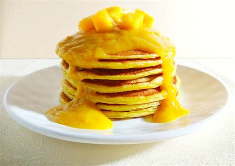 How To Make Delicious Mango Pancakes Genteng Food