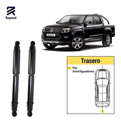 Par Amortiguadores Traseros Vw Amarok 2010 2018