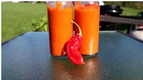 Making Fresh Ghost Pepper Hot Sauce Youtube