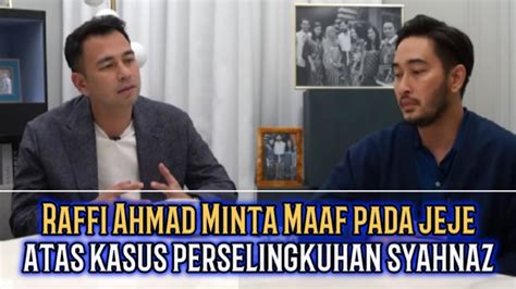 Raffi Ahmad Sampaikan Permintaan Maaf Dan Ucapkan Terima Kasih Kepada