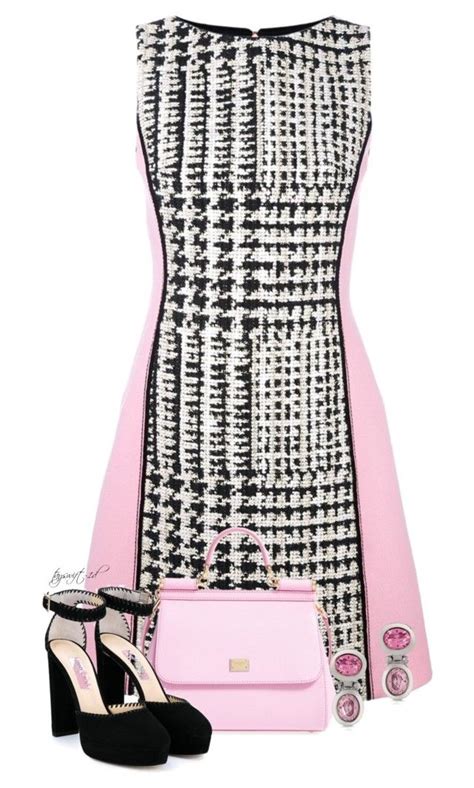 Retro Tweed By Tayswift 1d Liked On Polyvore Featuring Fausto Puglisi