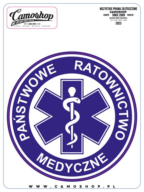 Państwowe Ratownictwo Medyczne naklejka Ratownictwo Medyczne