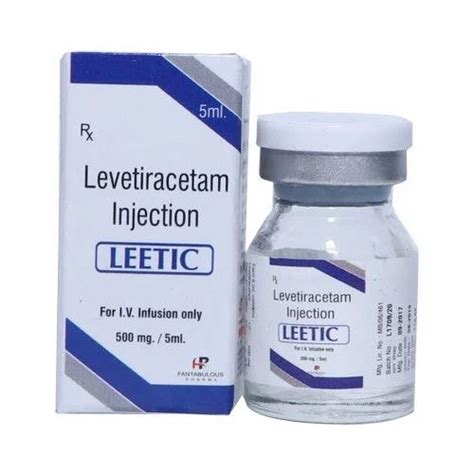 Levetiracetam Injection Packaging Size 500mg5ml At ₹ 15vial In Sirmaur