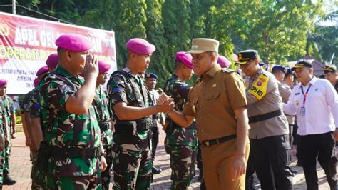 Pj Bupati Langkat Pimpin Apel Gelar Pasukan Operasi Patuh Toba 2024