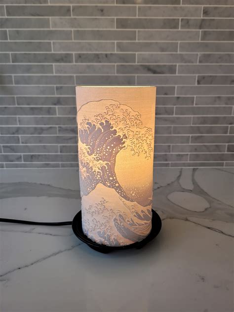 Lithophane lamp black base - Papercut