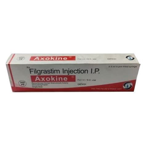 Axokine Filgrastim Injection I P Packaging Size Ug Single At