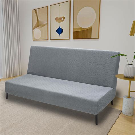 Ouwin Armless Futon Covers Newest Sofa Bed Slipcover Protector