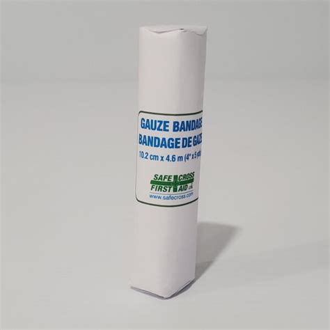 Bandage De Gaze Non Extensible Non St Rile Premiers Soins Qu Bec