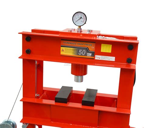 Foxhunter Red Ton Tonne Hydraulic Workshop Garage Shop Press Floor