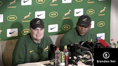 Springboks Rassie Erasmus On The Plan Going Forward With Sacha