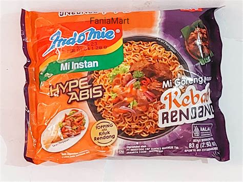 Indomie Mie Goreng Rasa Kebab Rendang Isi 5bungkus Lazada Indonesia